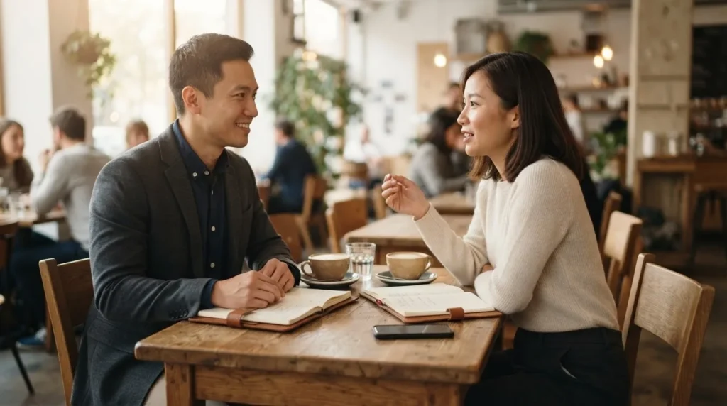 two asian business professionals one male and one 1783740746082